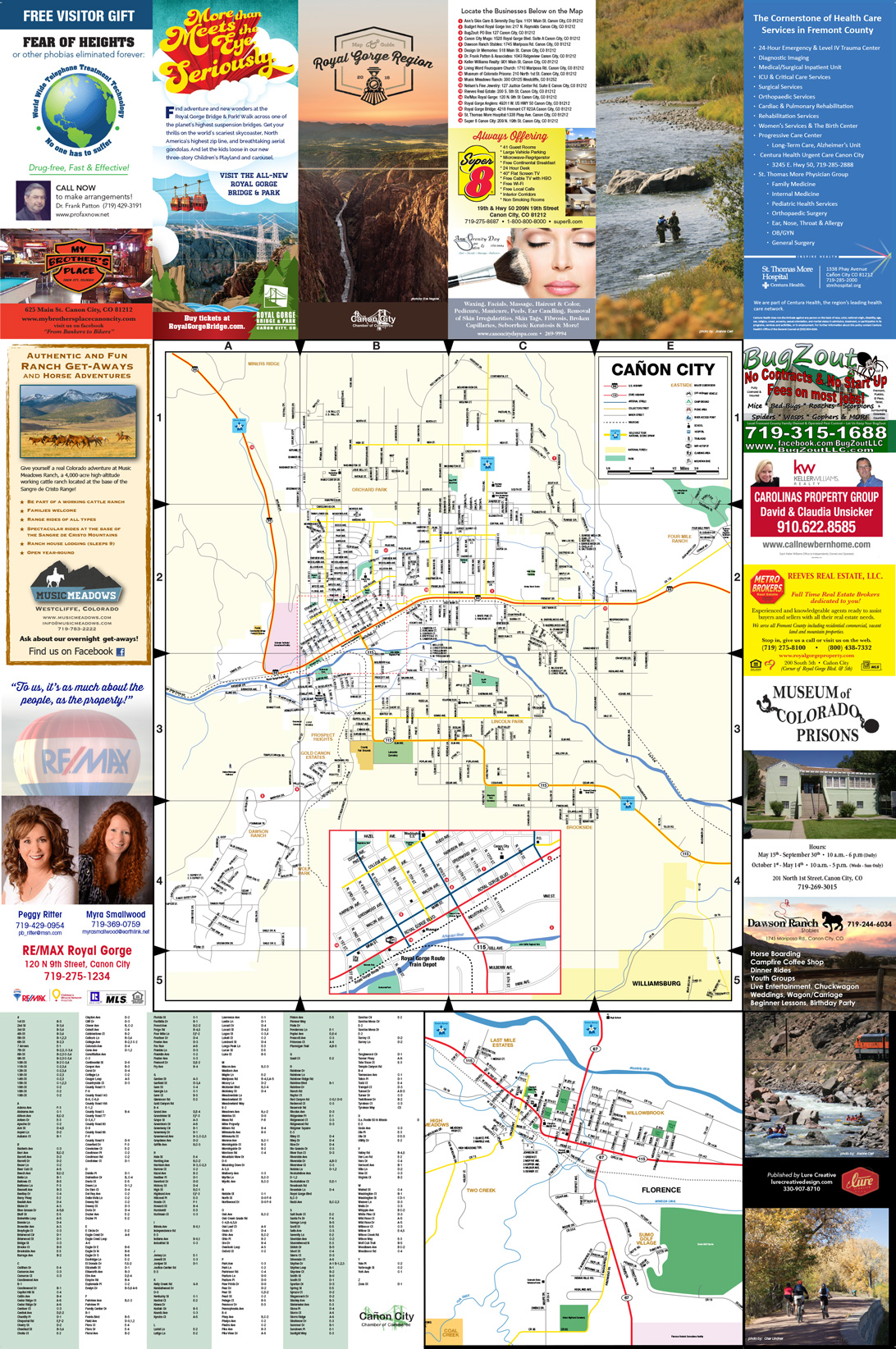 Canon City, Fremont County, CO Map Lure Creative Design